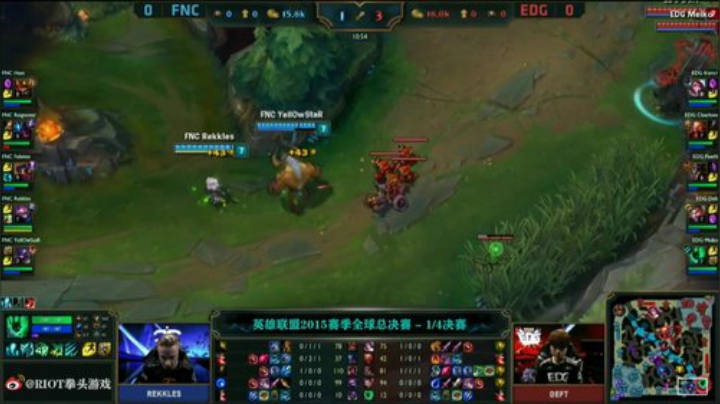 S5全球总决赛四分之一决赛-FNC vs EDG 第一局
