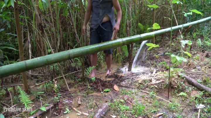 E105-真人我的世界-空手发展-单人炼铁小赵游泳池！？