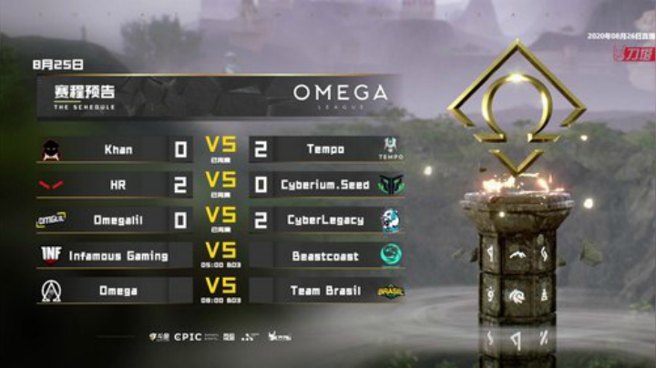 OMEGA联赛 Infamous-Beastcoast#1