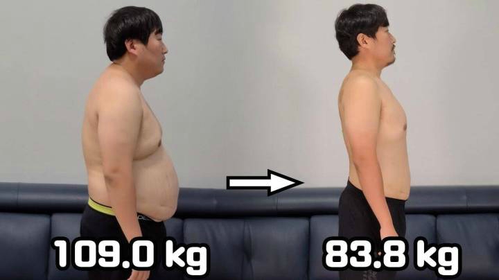 70天减掉25kg，上传一下我的减肥过程~还有想对粉丝说的一些话！