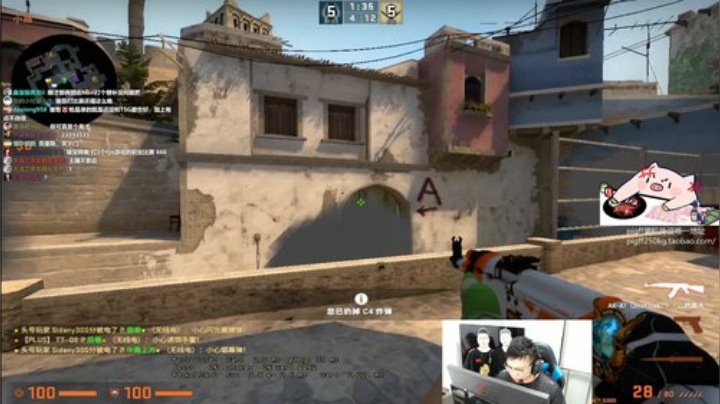 我在斗鱼看pigff直播绝地求生