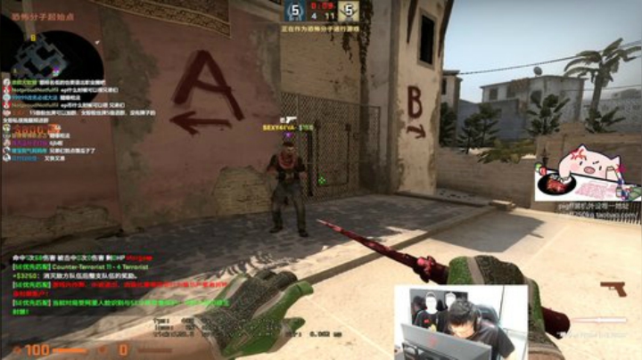 我在斗鱼看pigff直播绝地求生