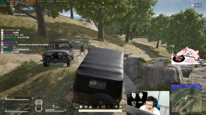 我在斗鱼看pigff直播绝地求生