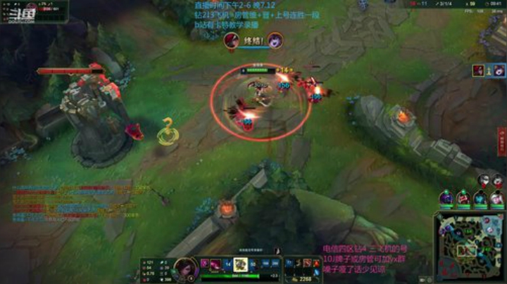 卡特对线鳄鱼 超级翻盘局 19.44丝血5杀