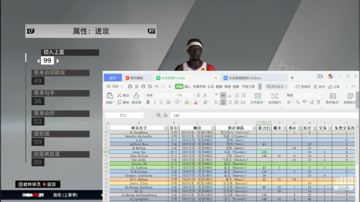 NBA2K21欧皇联盟永久档开启！ 2020-09-18 19点场