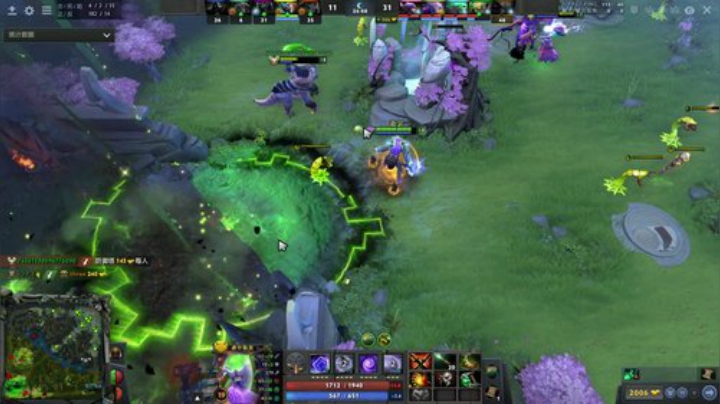 我在斗鱼看inflame丶hyz直播DOTA2