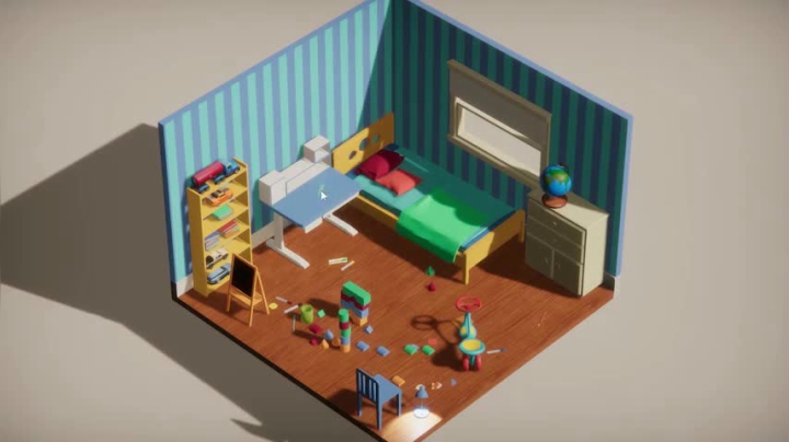 【steam新游特惠】休闲模拟游戏《收拾房间模拟器》