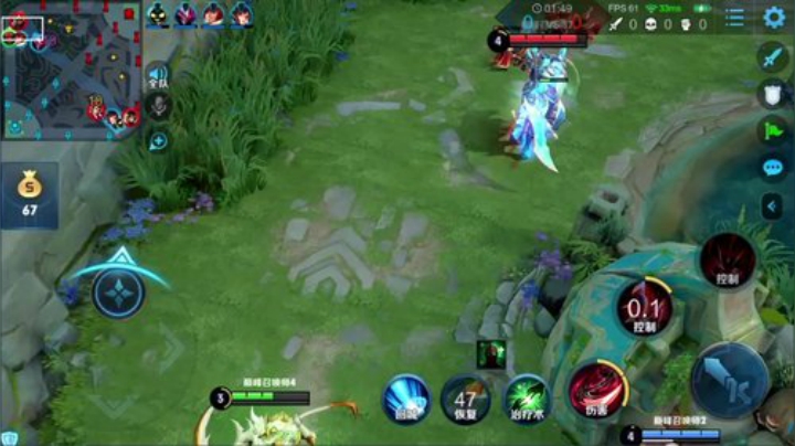 我在斗鱼看林蒙m直播王者荣耀