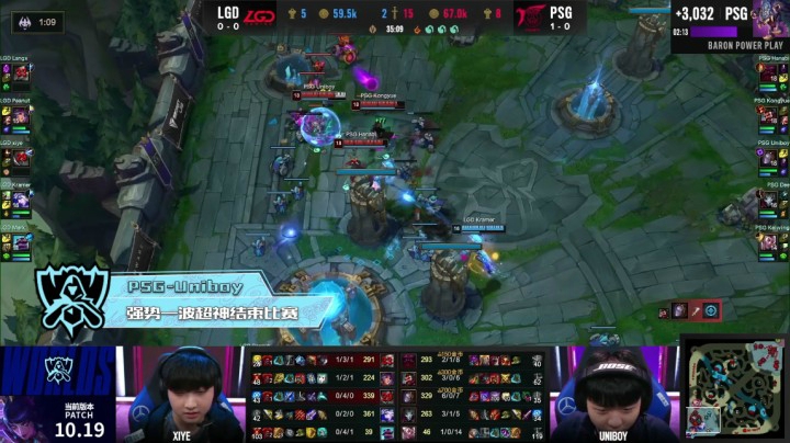 全球总决赛入围赛第四场LGD-PSG：碾压LGD连赢两场