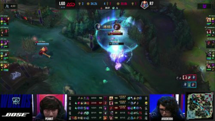 【英雄联盟】英雄联盟赛事的精彩时刻 20200930 00点场