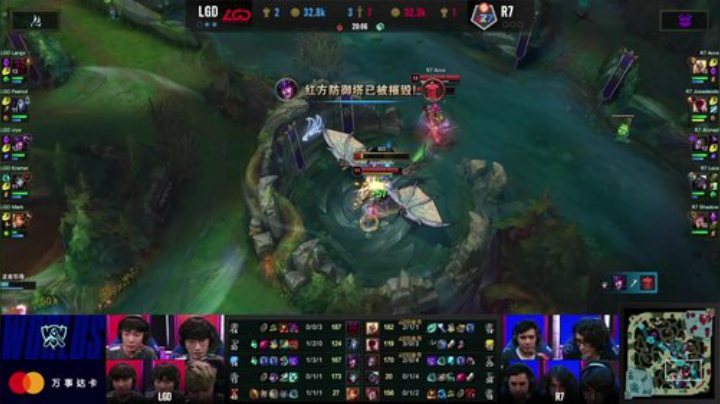 【英雄联盟】英雄联盟赛事的精彩时刻 20200930 00点场