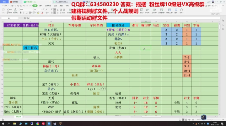 水友大战-极致策略 2020-10-02 18点场