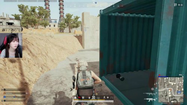 我在斗鱼看pigff直播和平精英