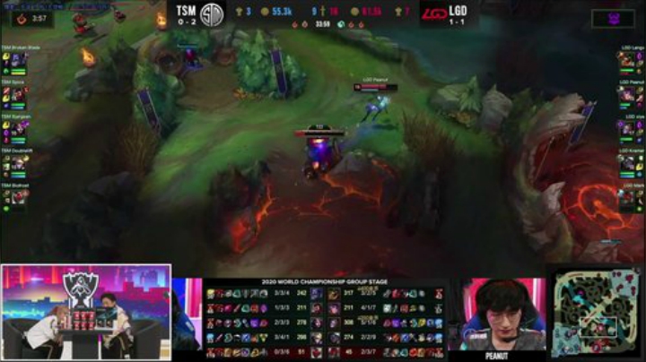 【英雄联盟】英雄联盟赛事的精彩时刻 20201007 00点场