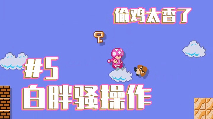 【白胖骚操作】5期 - 偷个鸡不香吗？真香！《马里奥制造2》