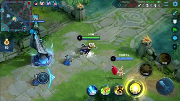 我在斗鱼看林蒙m直播王者荣耀