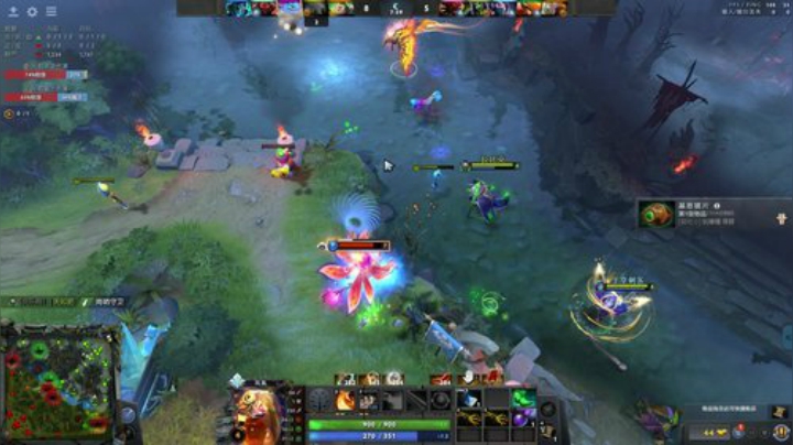 我在斗鱼看inflame丶hyz直播DOTA2