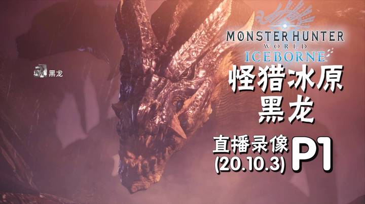 《怪猎冰原 黑龙》 2020-10-03 P1