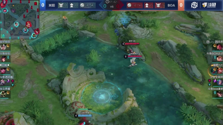 王者荣耀大师赛S2小组赛F组 米阳 VS BOA