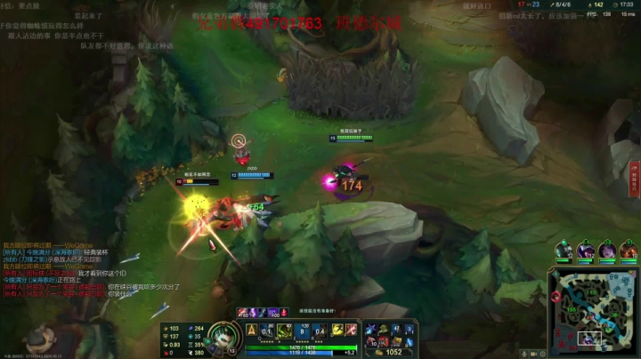 玩玩lol 练练打野 贼菜 2020-10-12 21点场