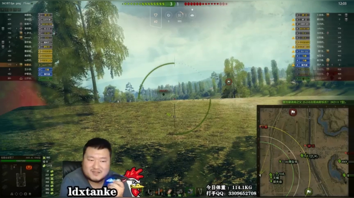 坦克世界 敌后孤军草里蹲