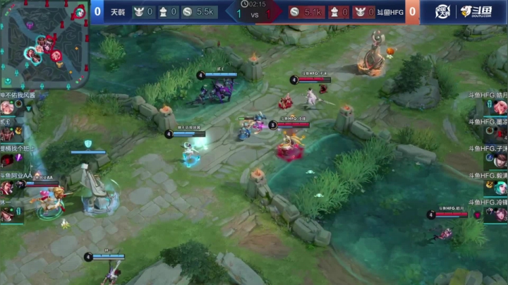 王者荣耀大师赛S2小组赛H组 天戟 VS 斗鱼HFG