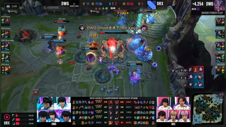 【英雄联盟】英雄联盟赛事的精彩时刻 20201015 23点场