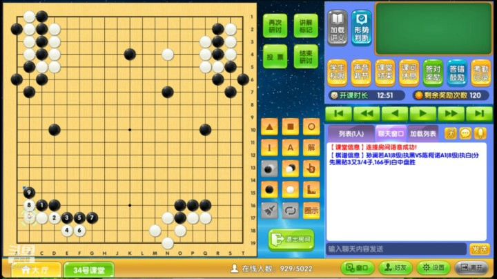第3轮孙澜若执黑对陈柯诺对局分析