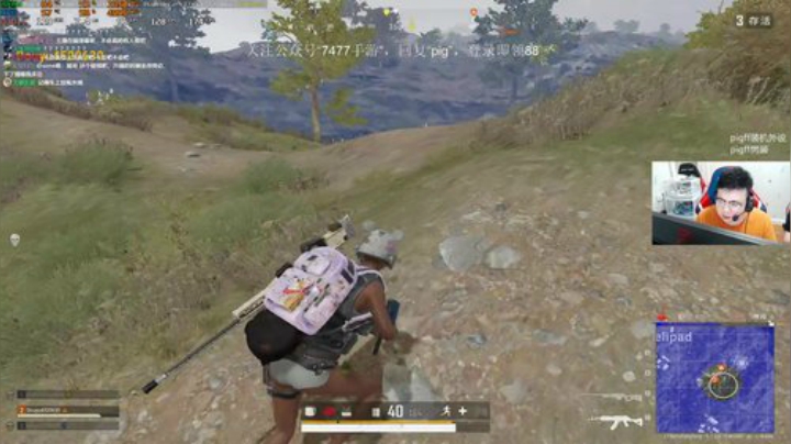 我在斗鱼看pigff直播绝地求生