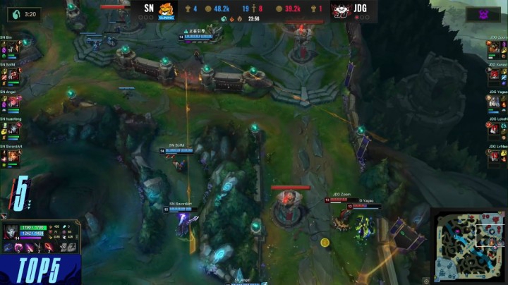 淘汰赛第二日TOP5：huanfeng身法如风杀敌不留行