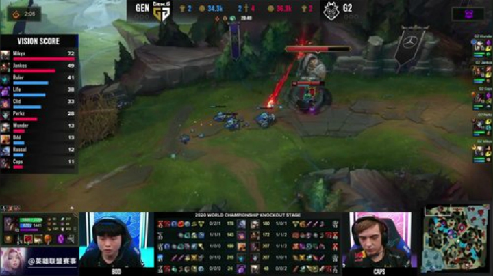 【英雄联盟】英雄联盟赛事的精彩时刻 20201019 00点场