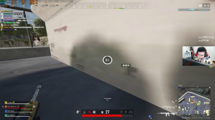 我在斗鱼看pigff直播绝地求生