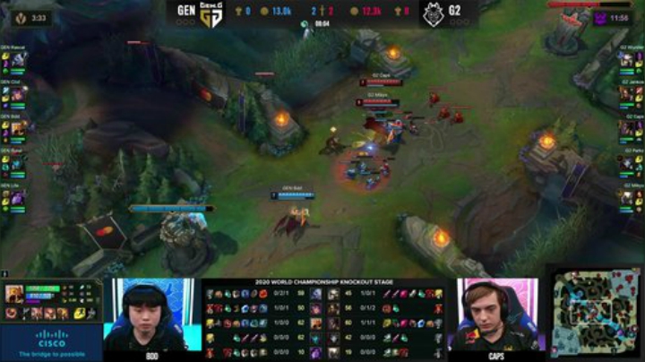 【英雄联盟】英雄联盟赛事的精彩时刻 20201020 23点场