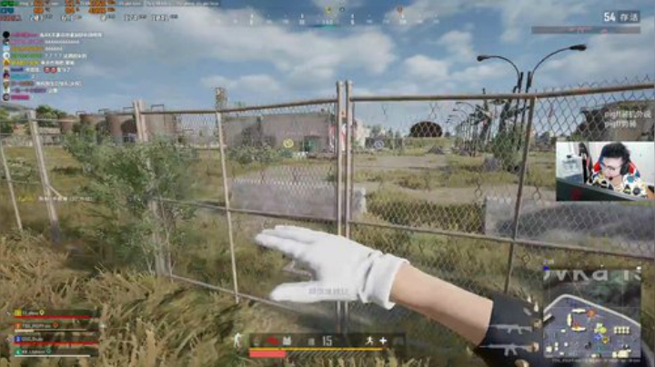 我在斗鱼看pigff直播绝地求生