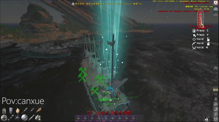 转自拉拉姐b站!!![ATLAS NA PVP] Kings hand_Somalia Harbor run Greeks Main Harbor