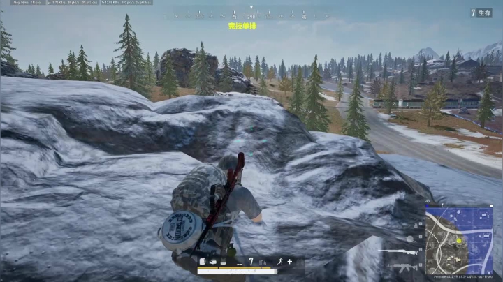 竞技模式 单人四排 最强1v4 2020-10-22 19点场