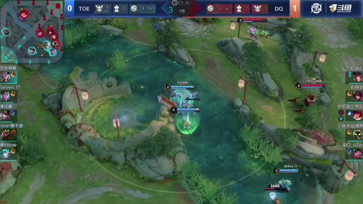 王者荣耀大师赛S2淘汰赛 TOE VS DQ 第二场