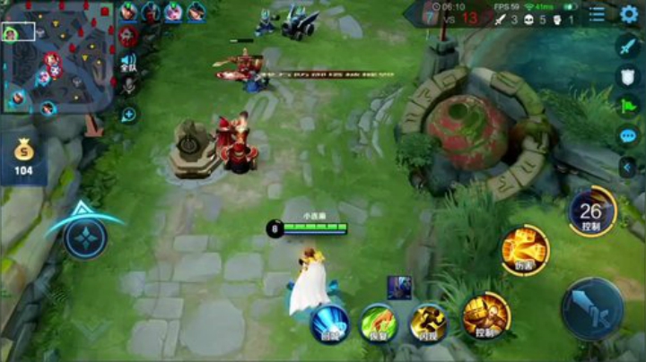 我在斗鱼看林蒙m直播王者荣耀