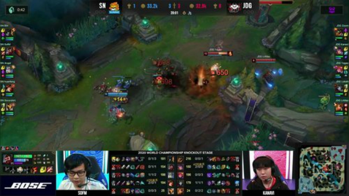 【英雄联盟】英雄联盟赛事的精彩时刻 20201023 23点场