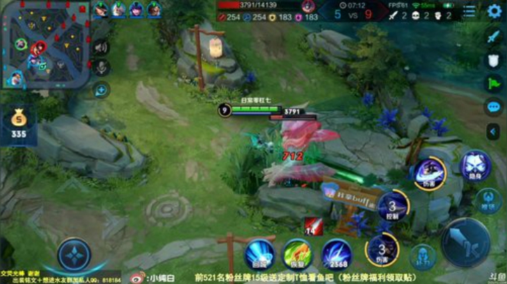 我在斗鱼看纯白直播王者荣耀