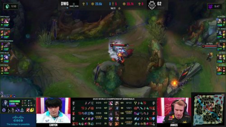 【英雄联盟】英雄联盟赛事的精彩时刻 20201025 13点场