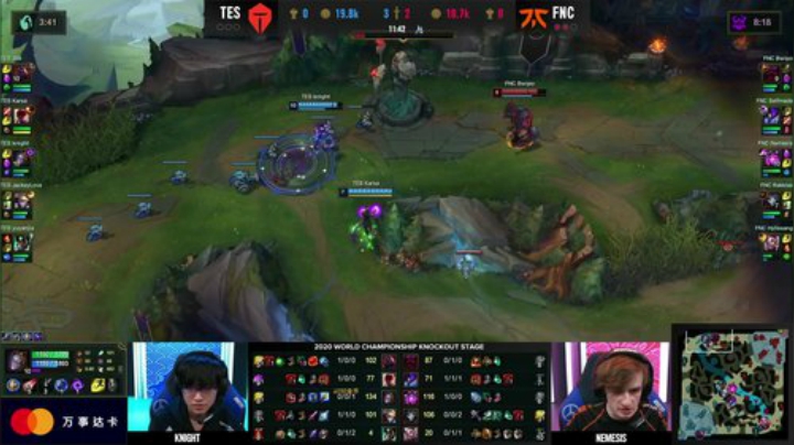 【英雄联盟】英雄联盟赛事的精彩时刻 20201027 22点场