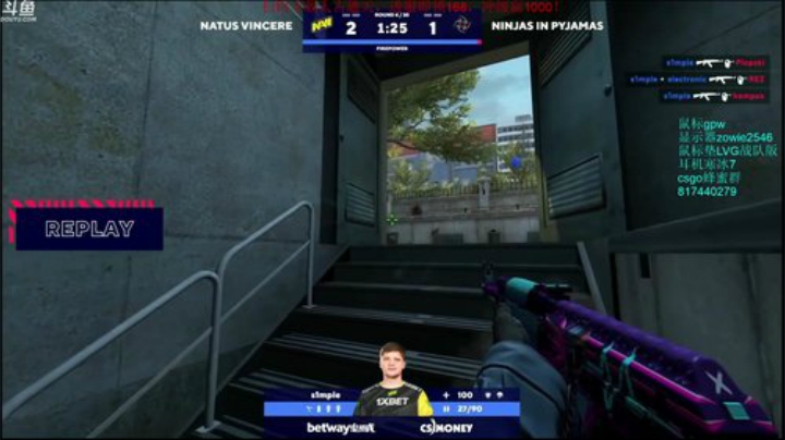 我在斗鱼看loveyou_qq直播CS:GO