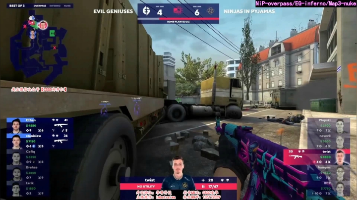 Day2 直播Blast EG NiP 2020-10-28 02点场