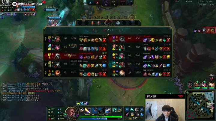 T1 Faker 2020-10-27 22点场