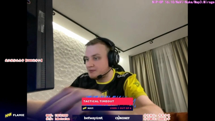 【爱华】直播NaVi vs NiP 2020-10-29 00点场