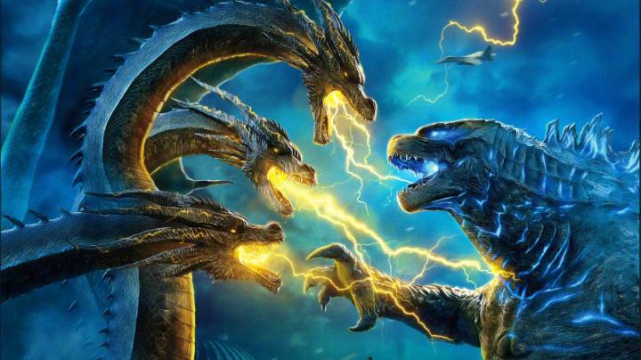 8分钟看完科幻大片《哥斯拉2：怪兽之王》哥斯拉大战三头巨龙！