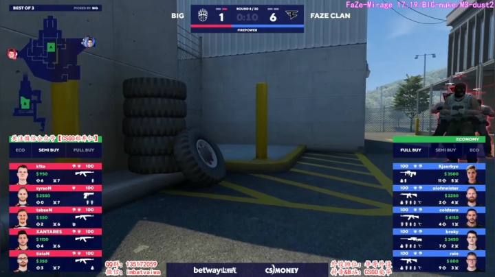 【爱华】B组 BIG vs FaZe 2020-10-30 04点场