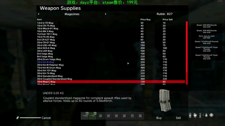 dayz(我是一个好人请不要ban我） 2020-10-31 23点场
