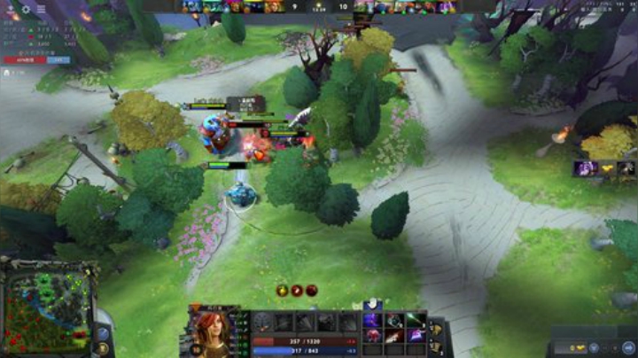 我在斗鱼看inflame丶hyz直播DOTA2